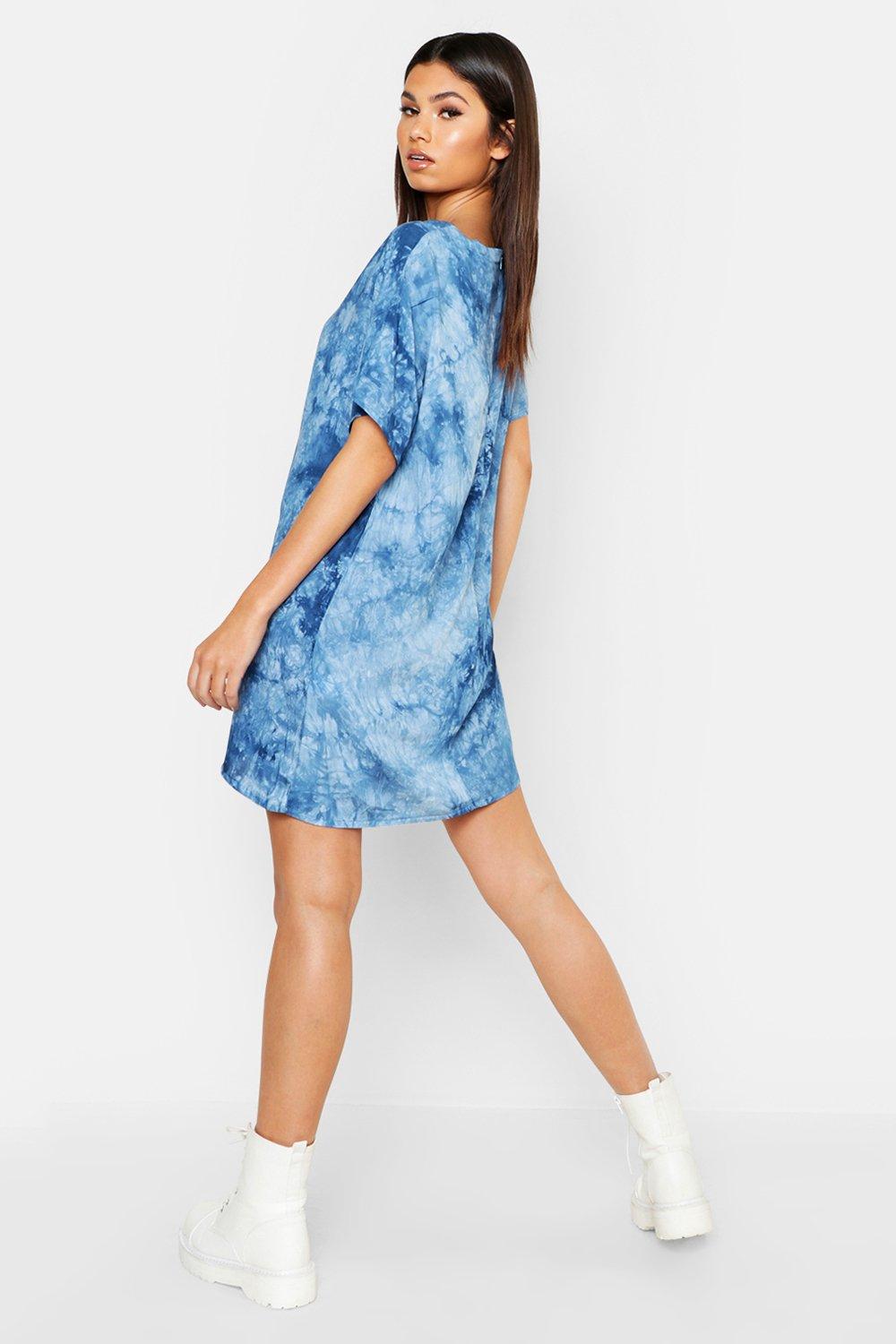 tie dye shift dress