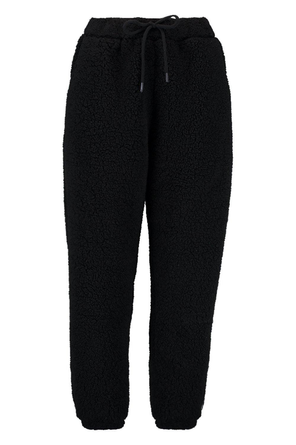 basic black joggers