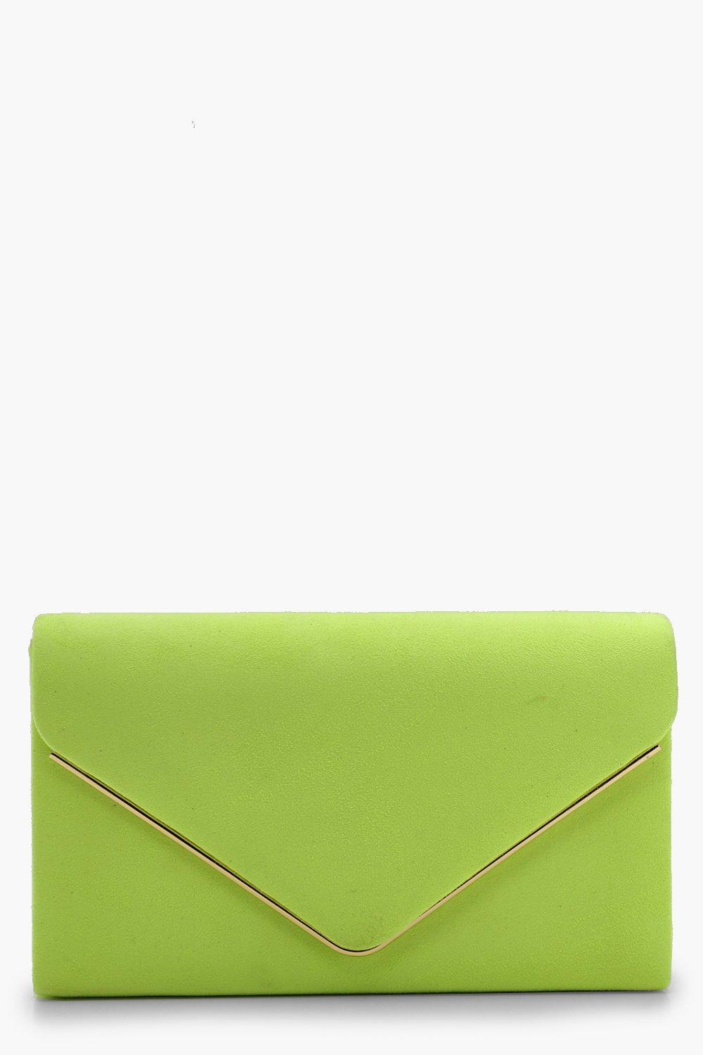 neon lime clutch