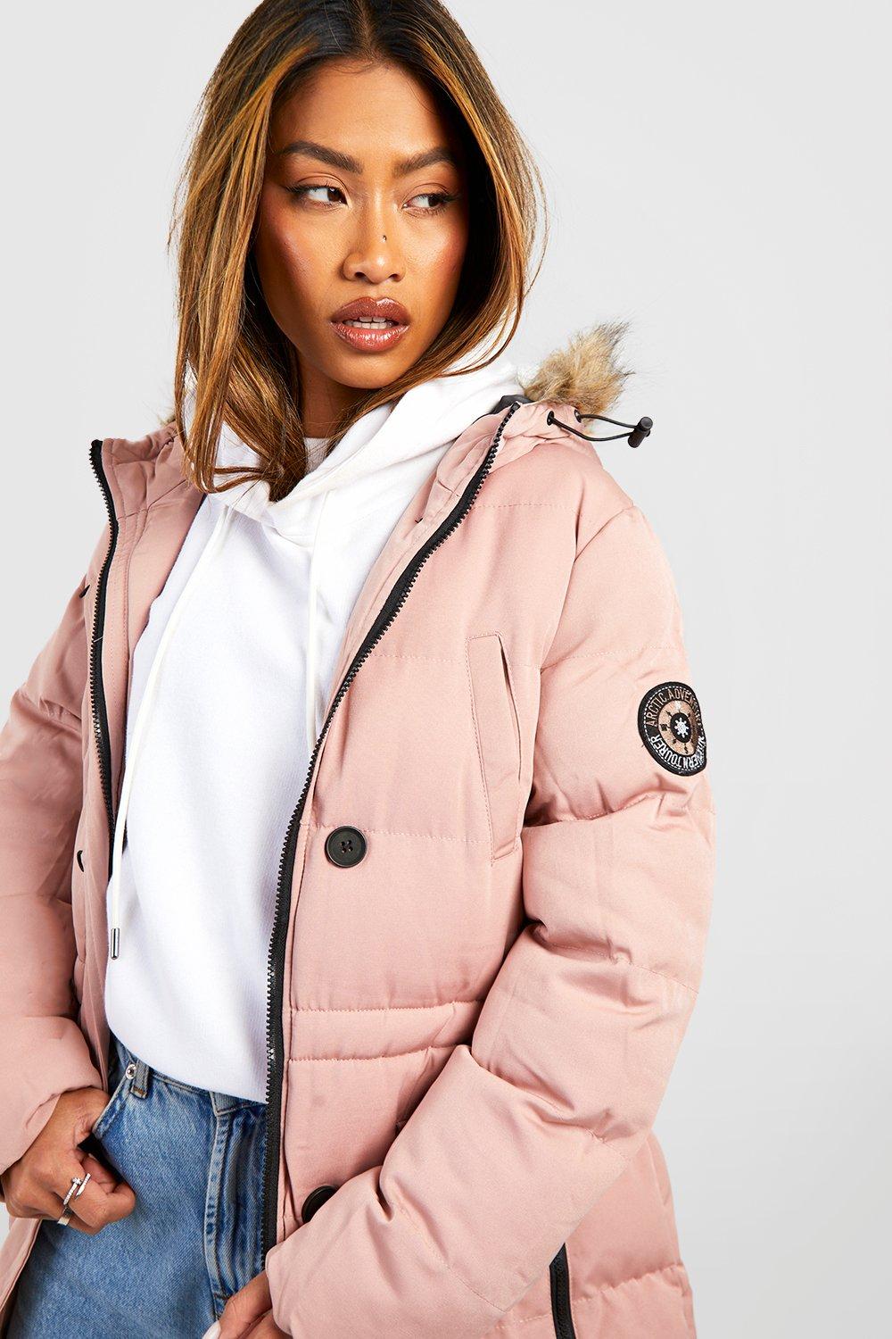 Boohoo sales parka coat