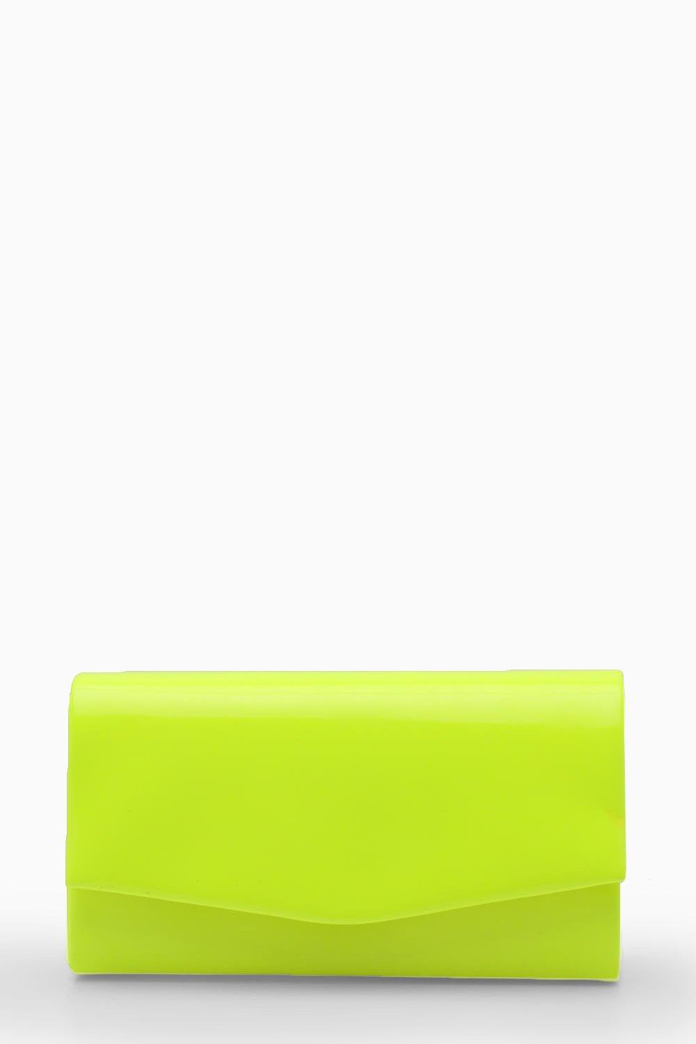 neon yellow clutch