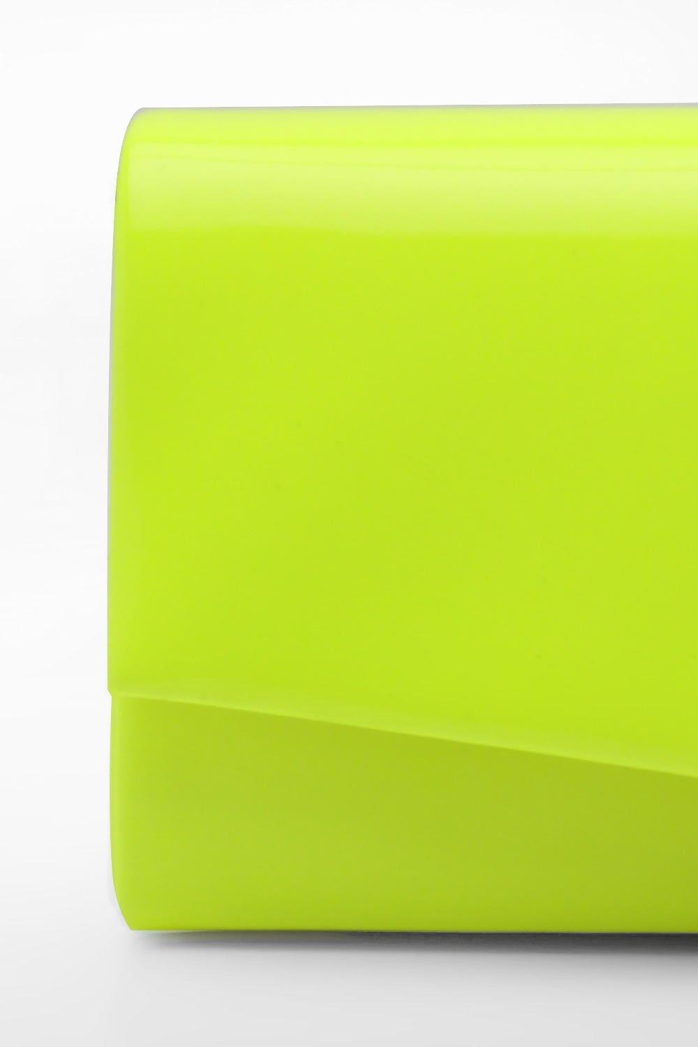 bright yellow clutch bag