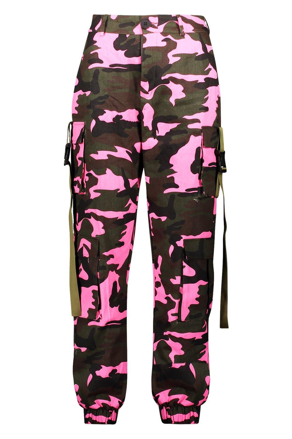 boohoo camo cargo pants