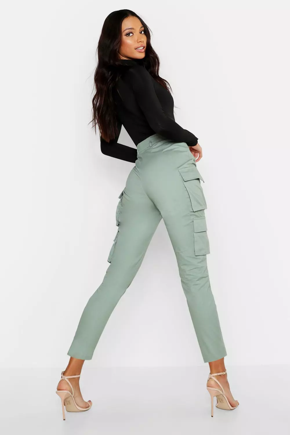 High waisted 2025 skinny cargo pants