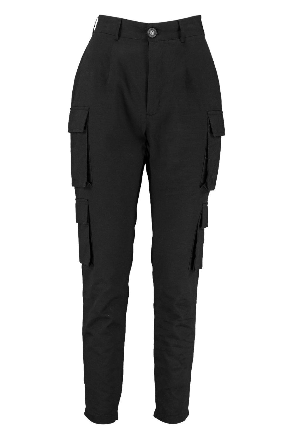 Plus Shell Cargo Pocket Straight Leg Pants