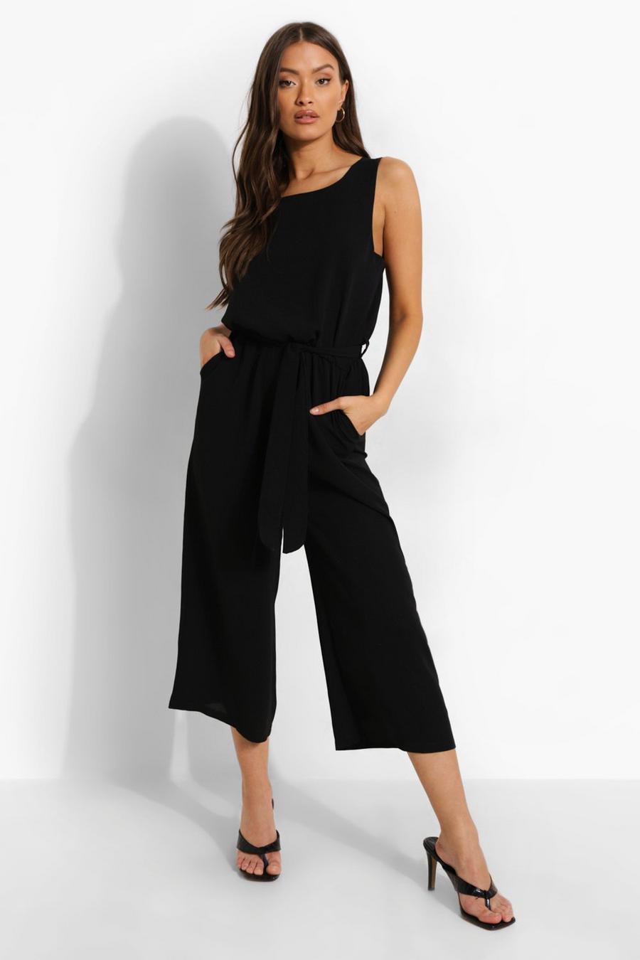 Combinaison jupe-culotte, Noir black