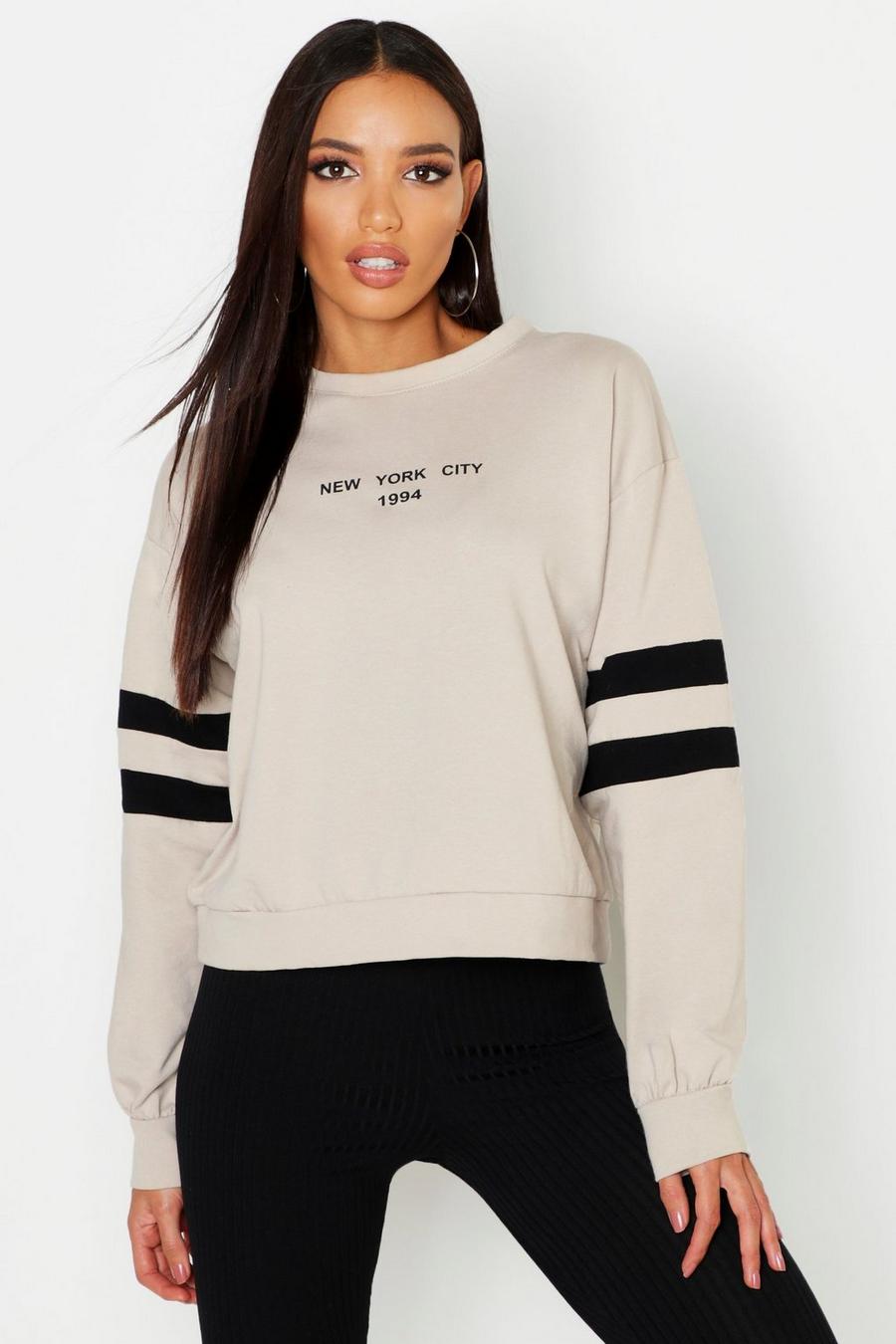 New York City Embroidered Crew Neck Sweat image number 1