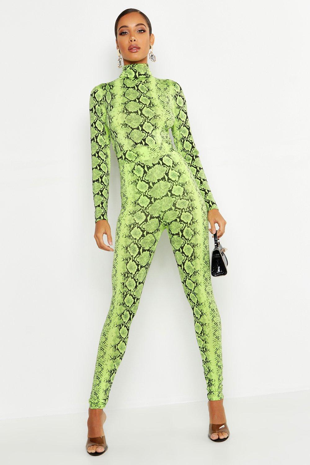 Neon turtleneck bodysuit clearance