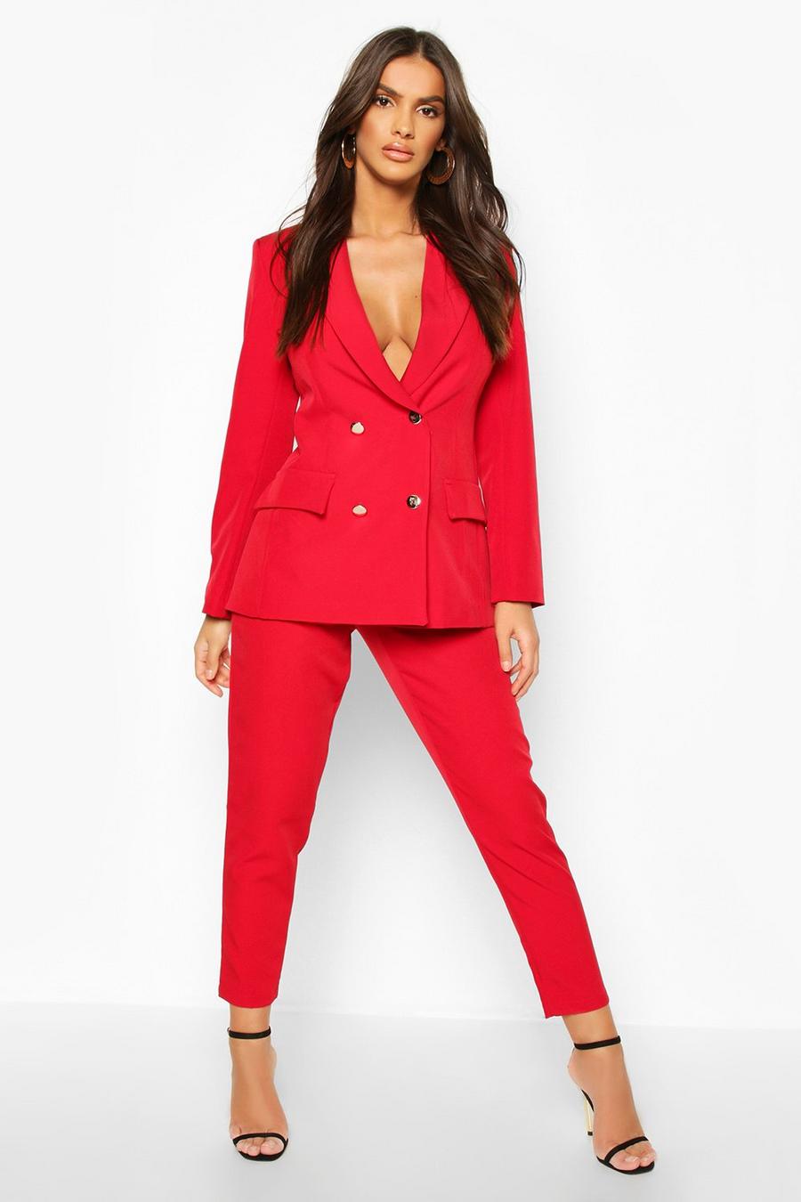 Berry red Tailored Trouser