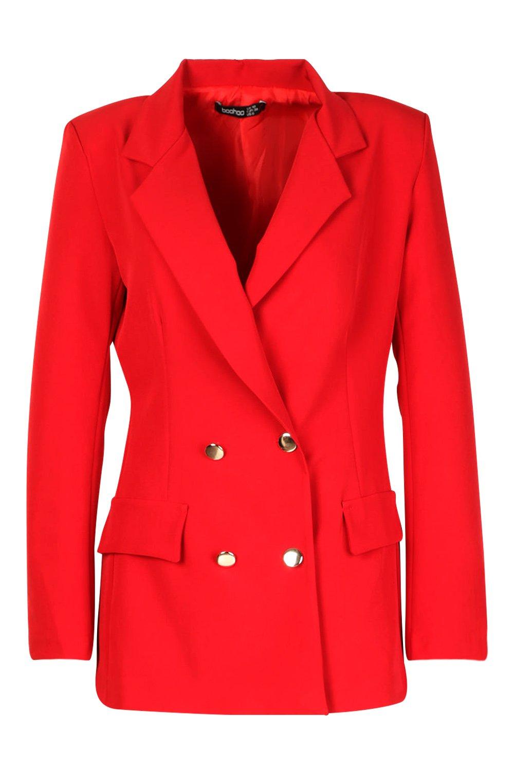 Double Breasted Military Blazer boohoo IE