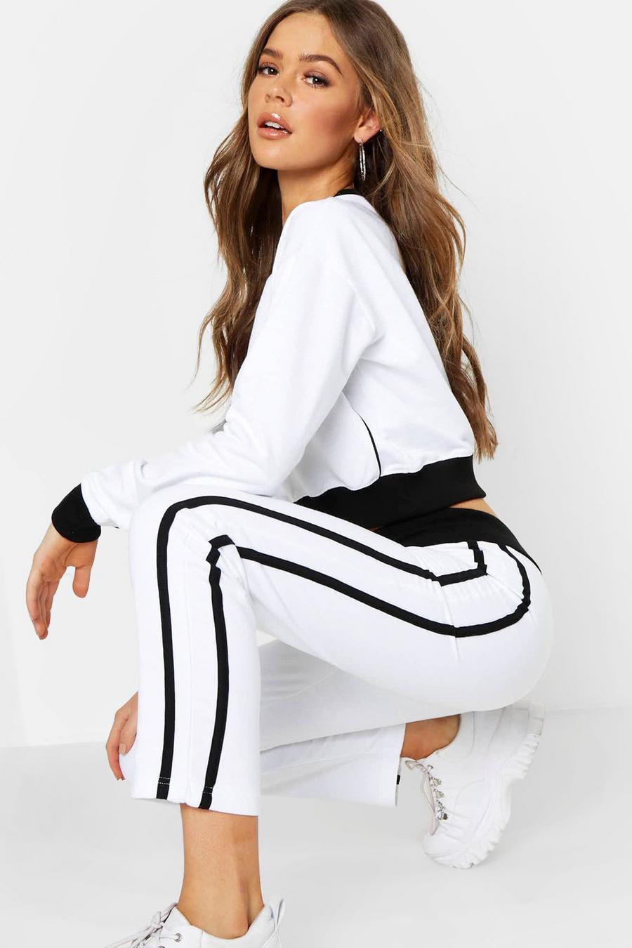 Contrast Piping Ankle Grazer Tracksuit image number 1