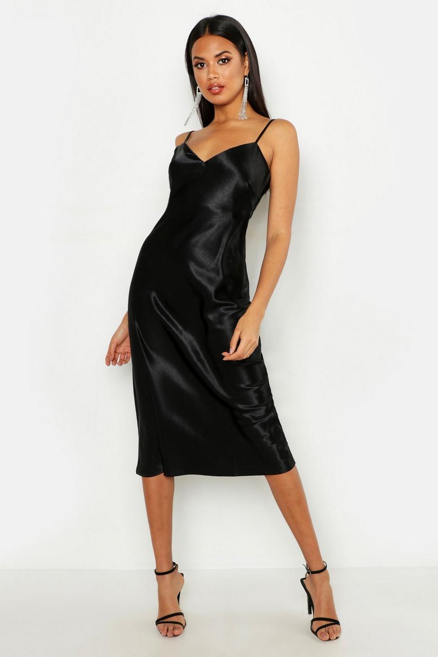 Satin Slip Midi Dress image number 1