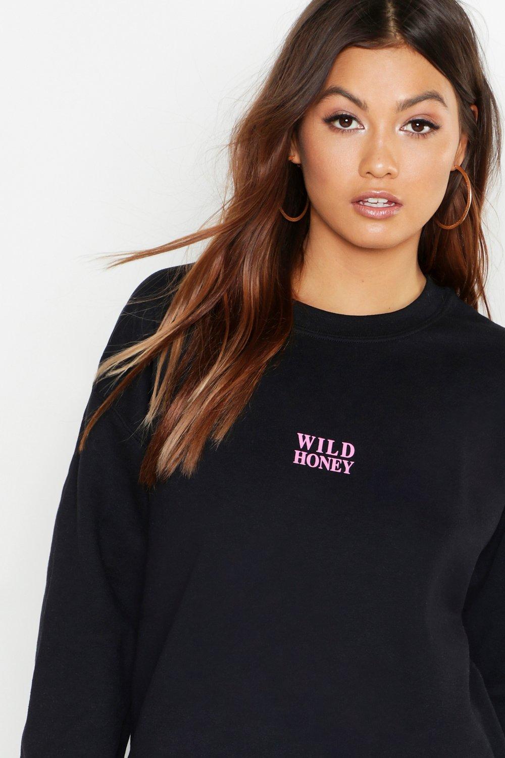Wild Honey Slogan Sweat
