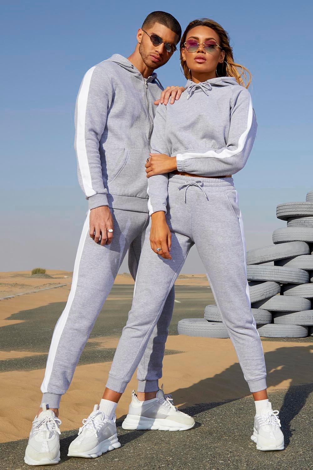 boohoo his and hers tracksuits