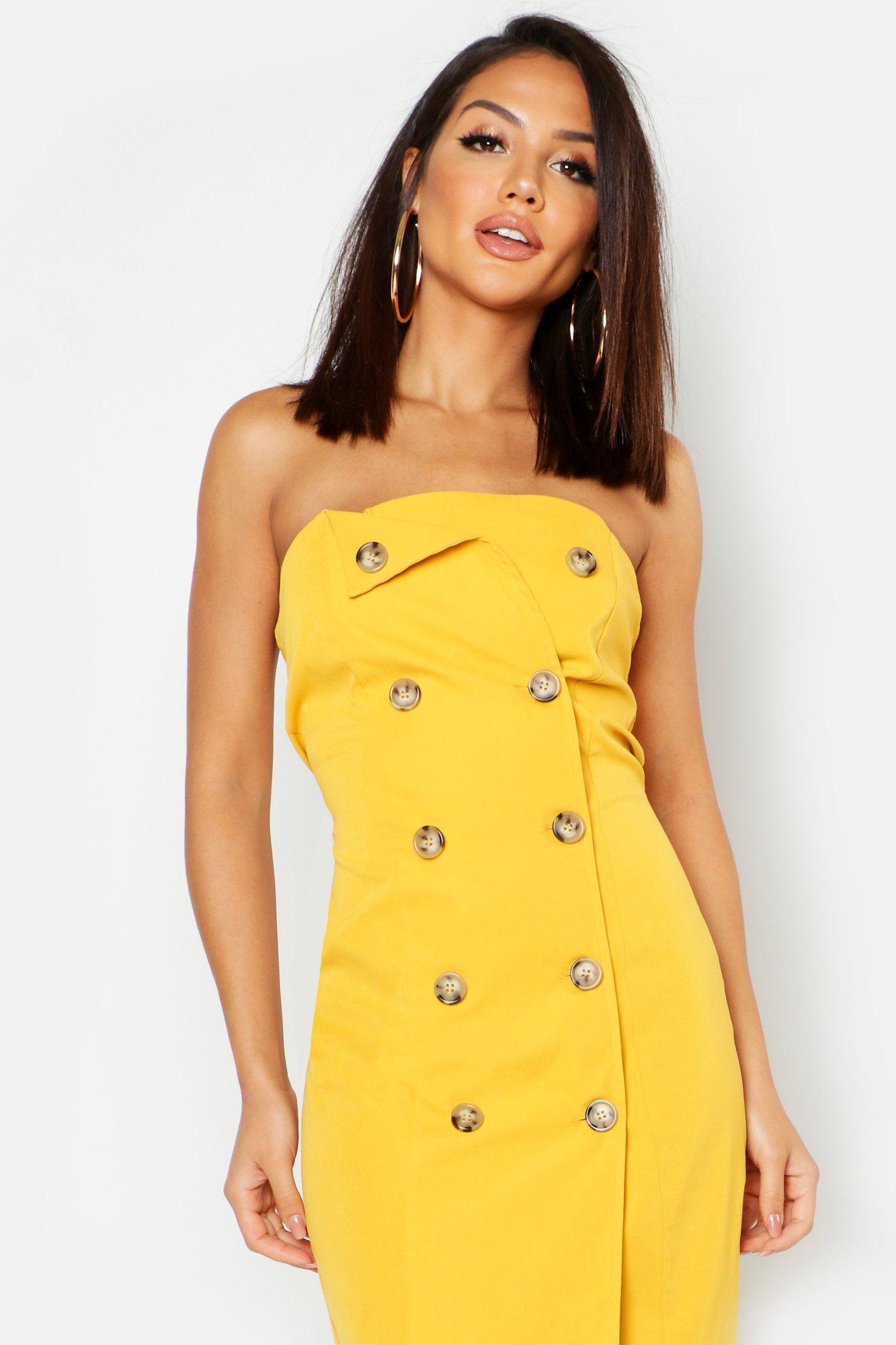 boohoo terracotta dress