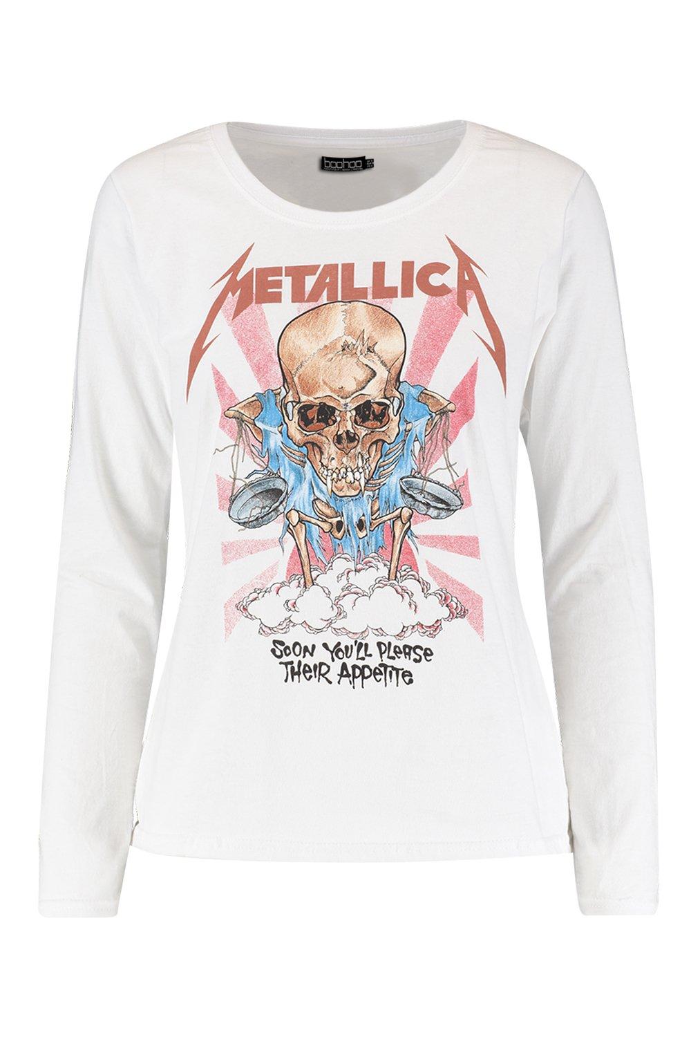 Metallica long sleeve outlet t shirt