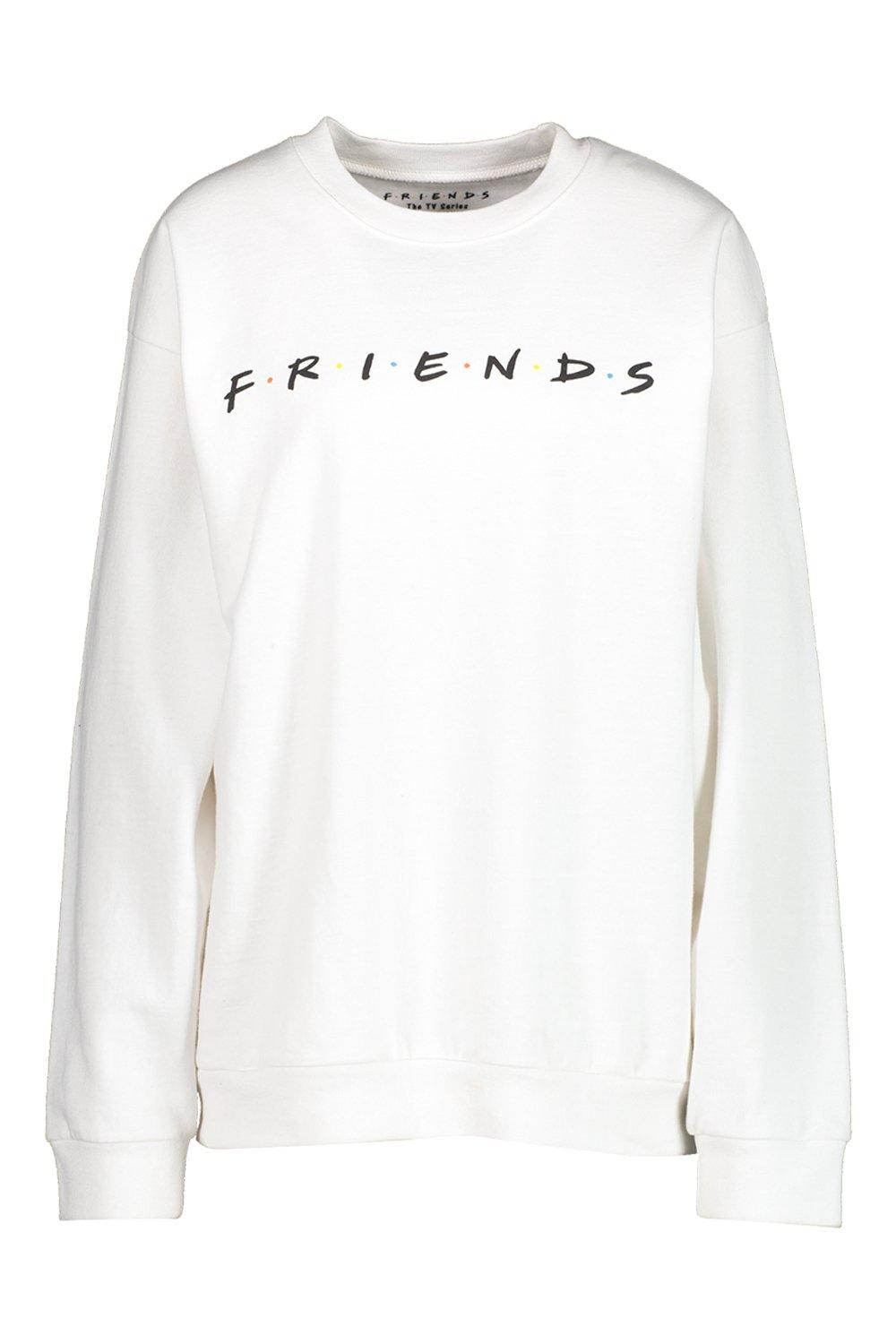 Sudadera Mujer Blanca Friends