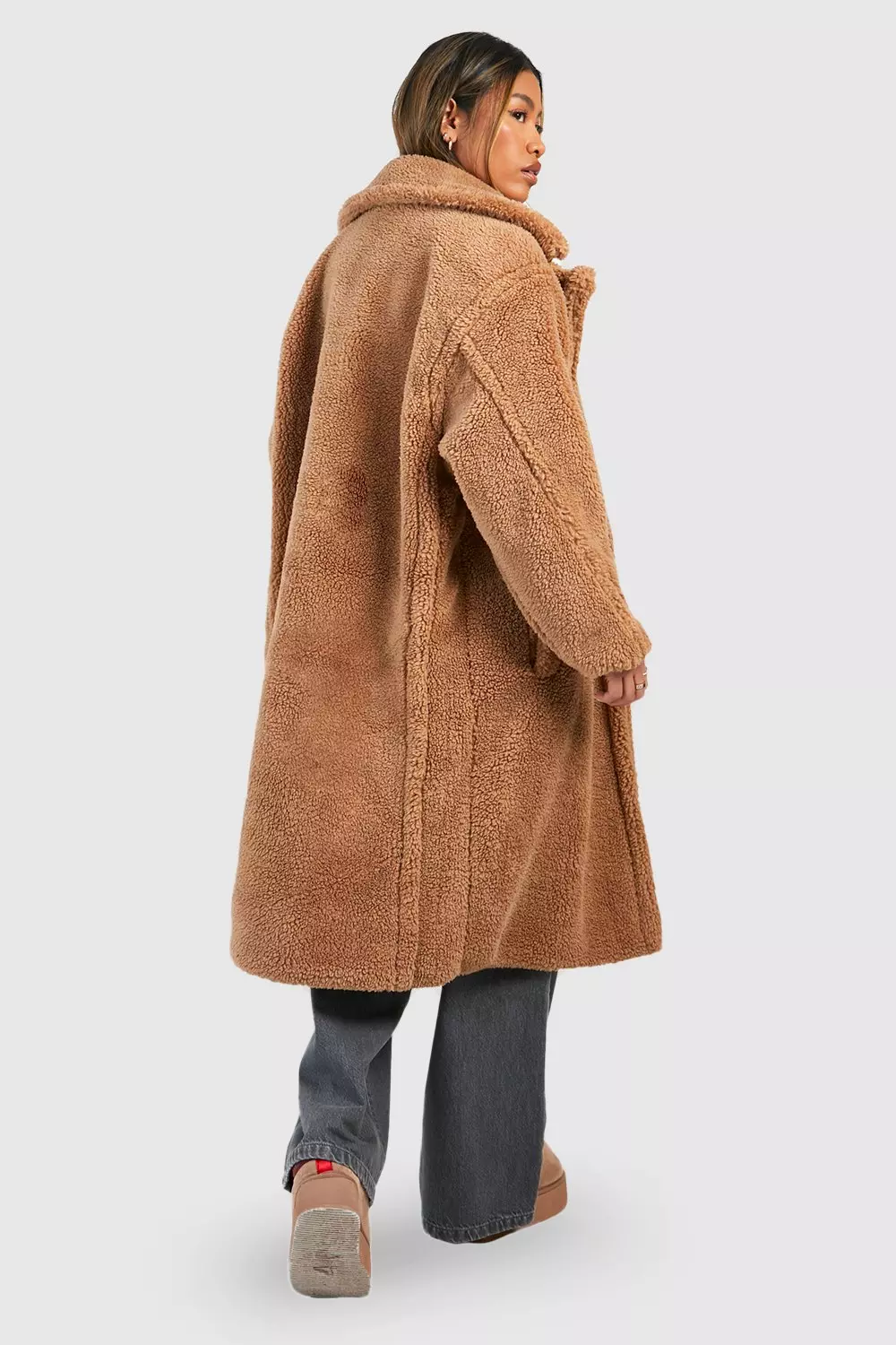 Faux shearling teddy on sale coat