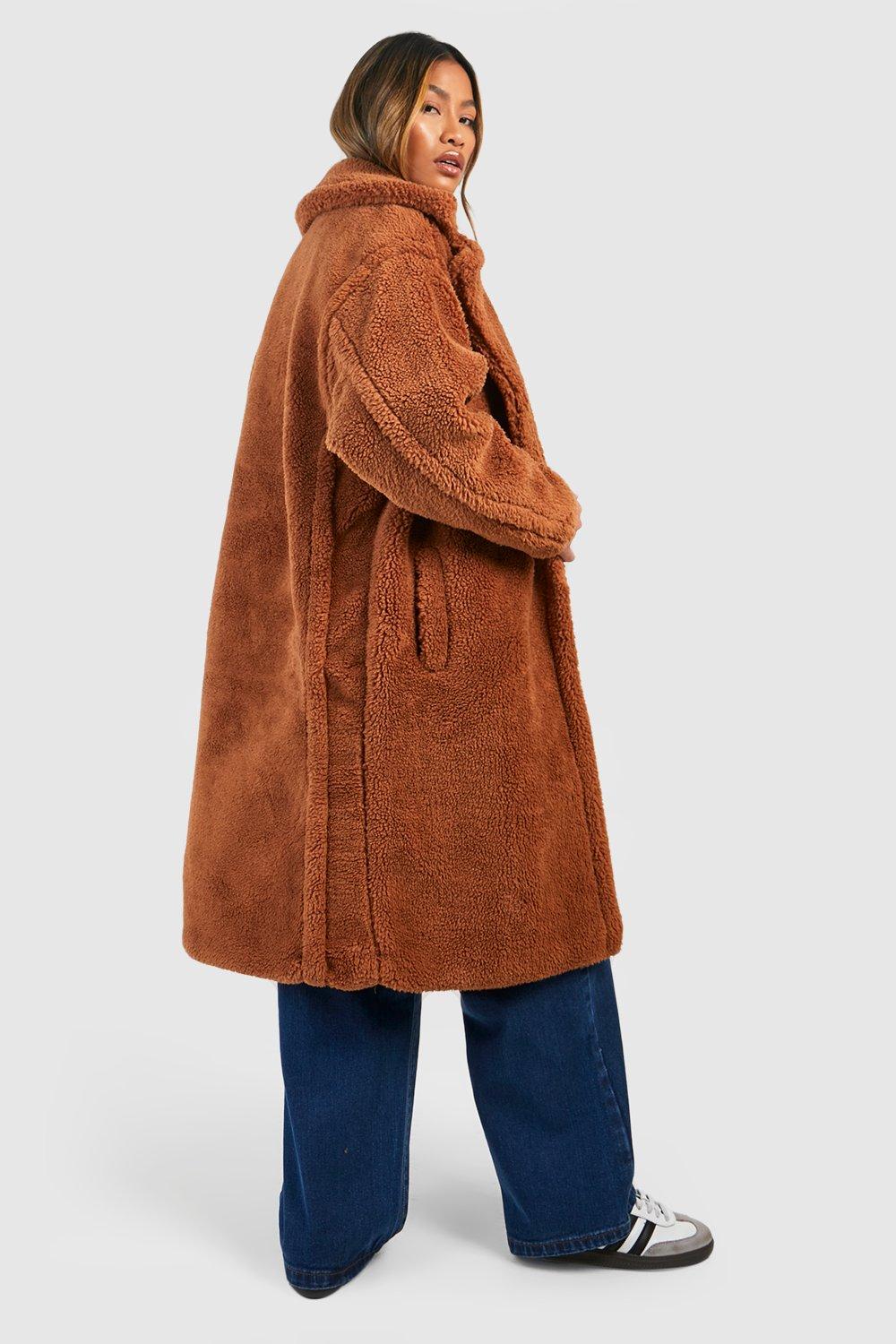 Oversized Teddy Faux Fur Coat