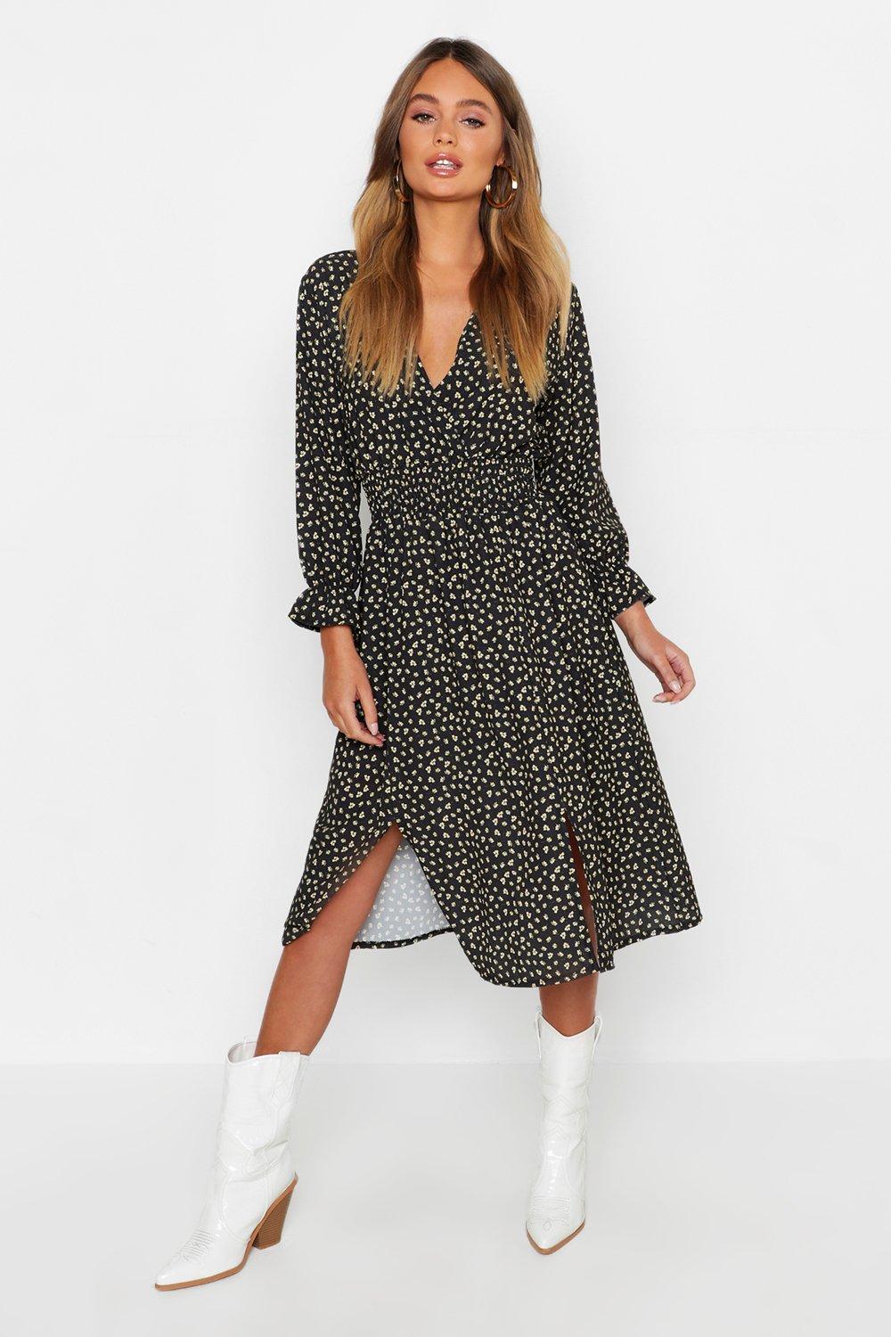 cute black midi dresses