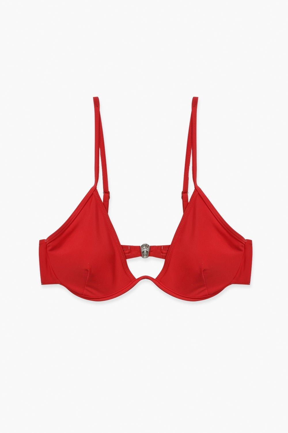 Boohoo Essentials Fuller Bust Petrol Womens Bikini Top – Stockpoint Apparel  Outlet