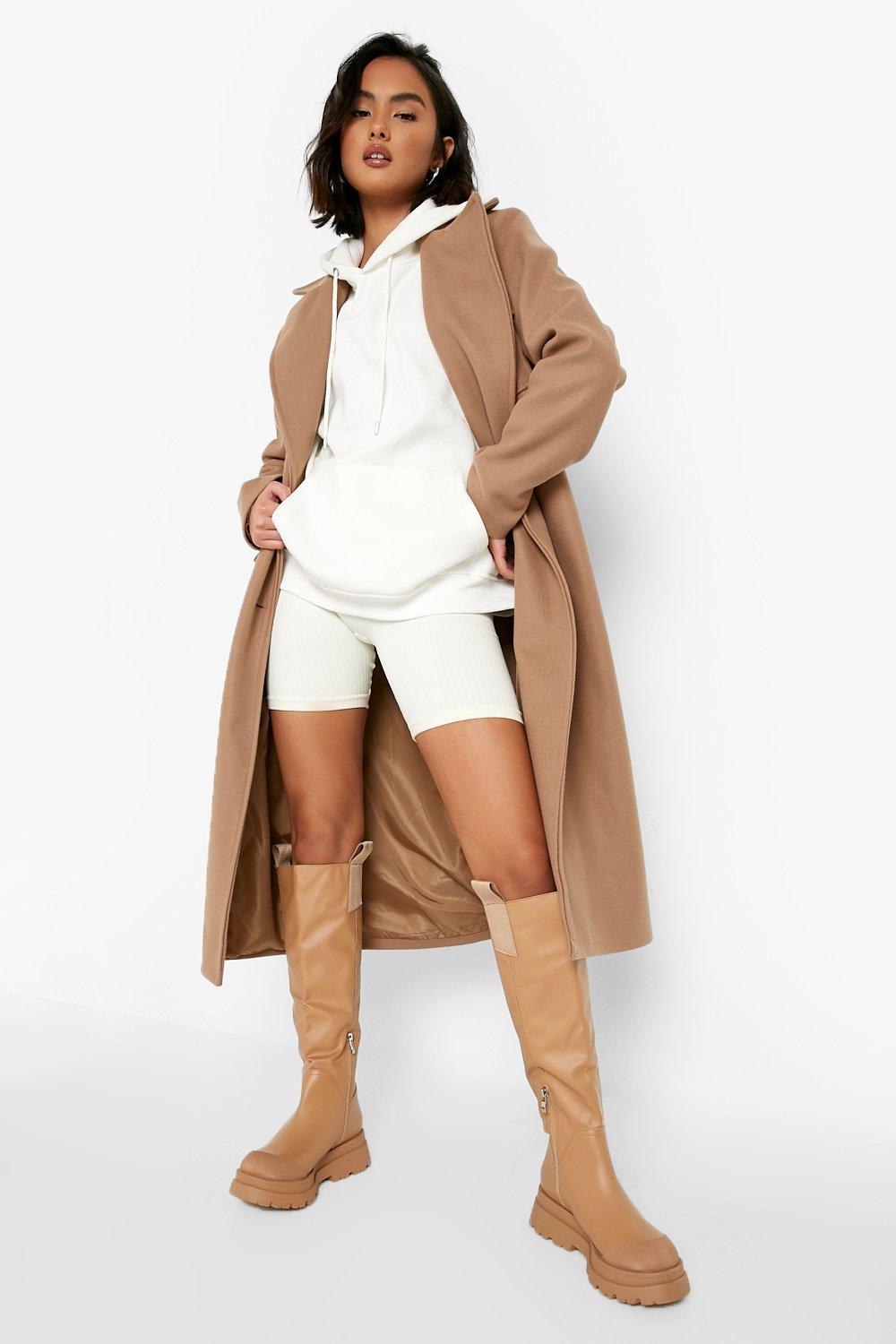 Mocha over outlet the knee boots