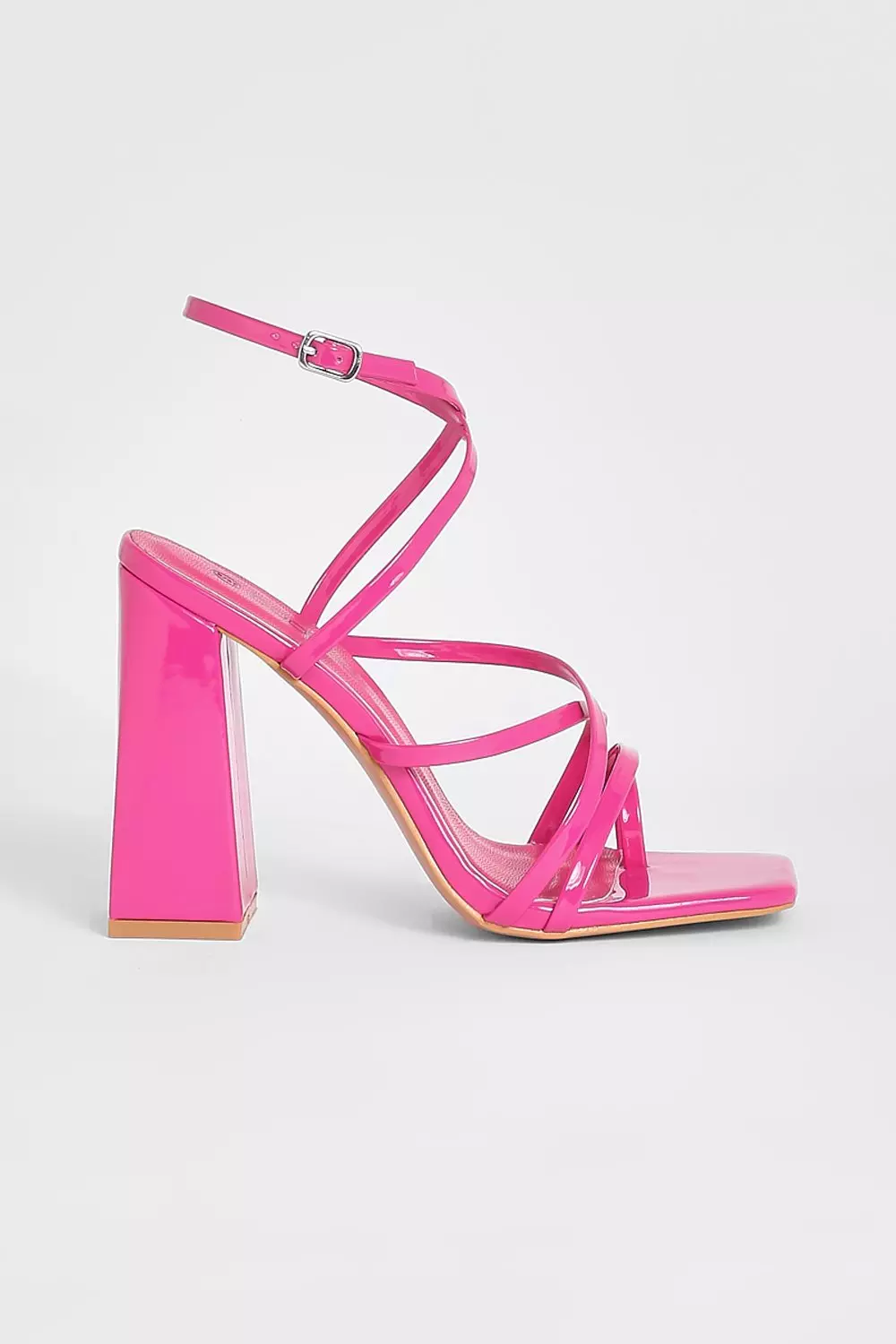 Boohoo pink heels best sale