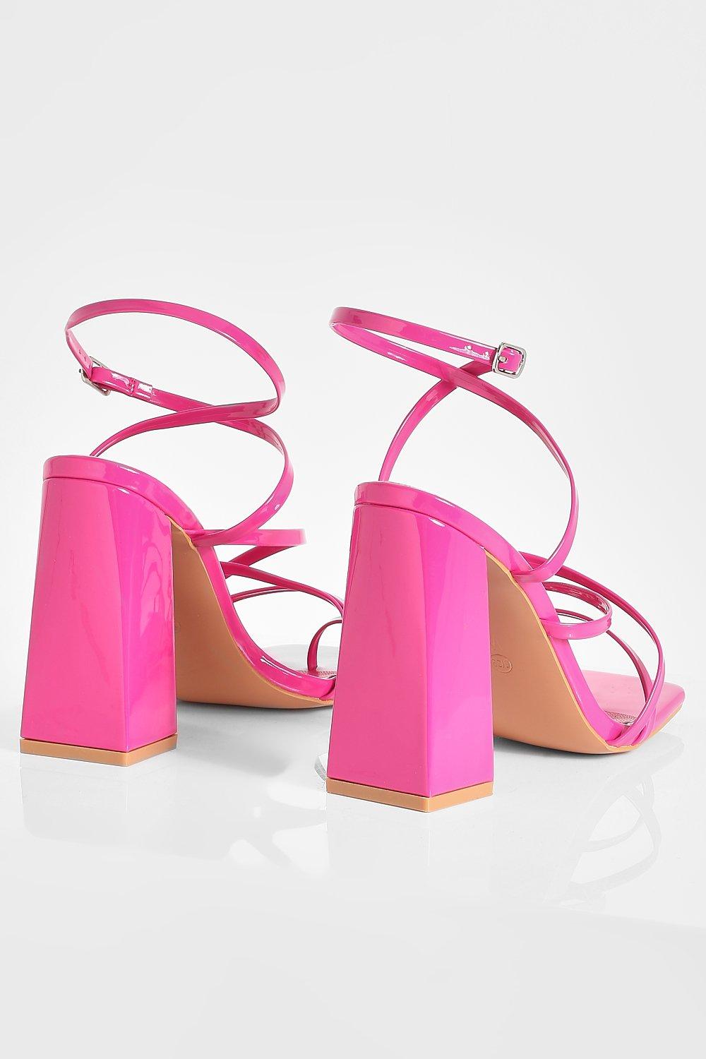 Hot pink wide fit 2024 heels