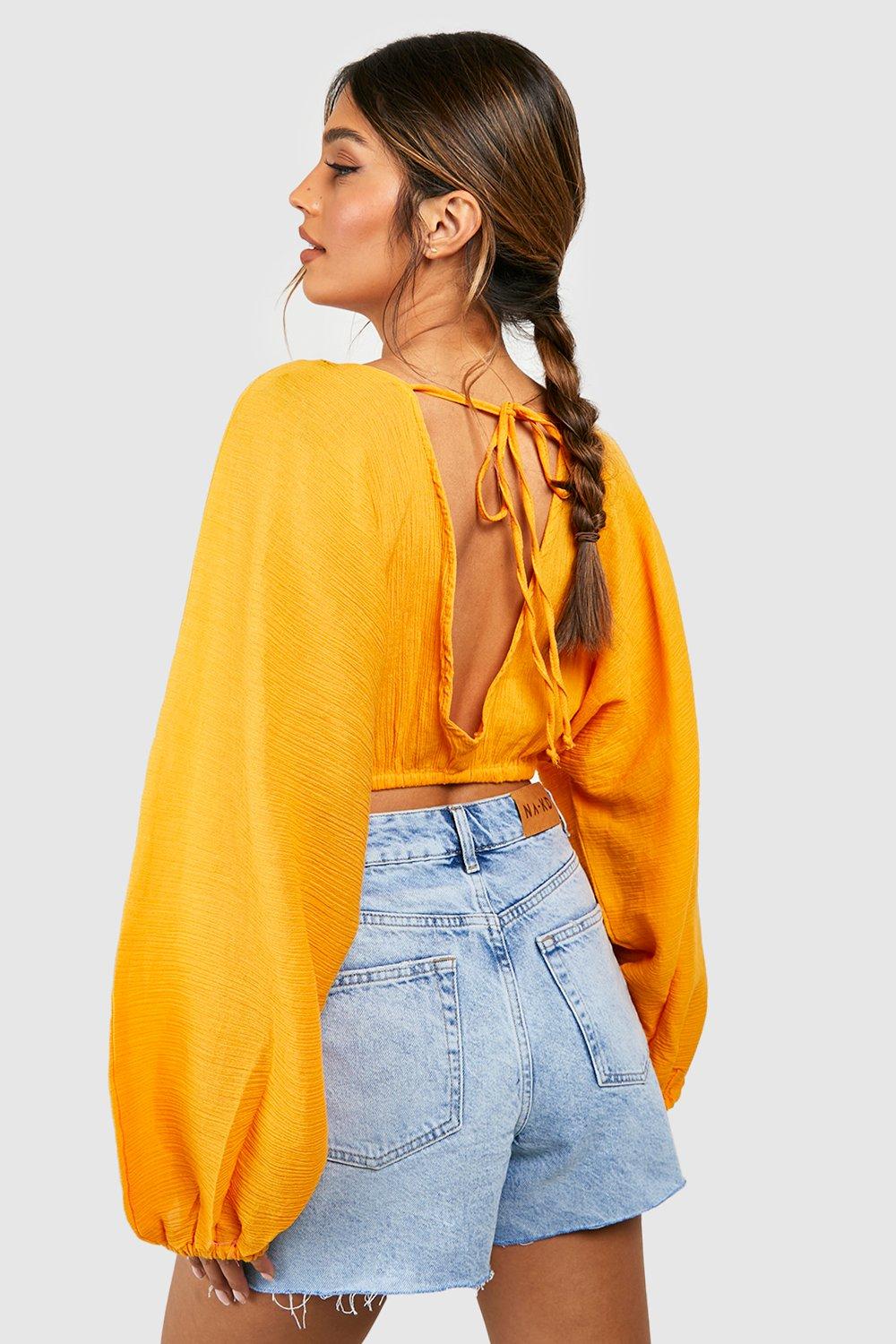 Boohoo batwing top on sale