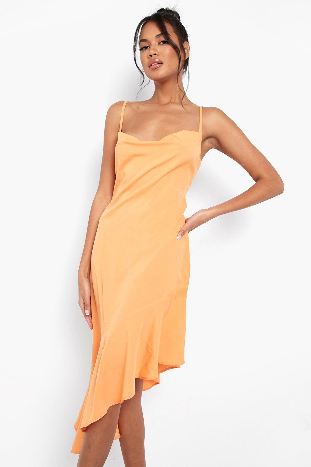 Frill hem 2025 slip dress