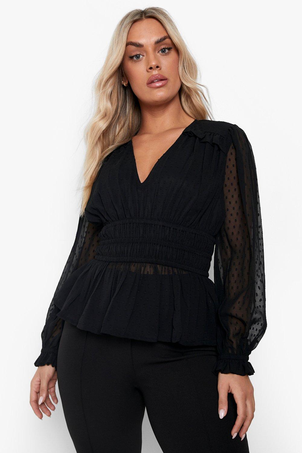 Mesh blouse clearance