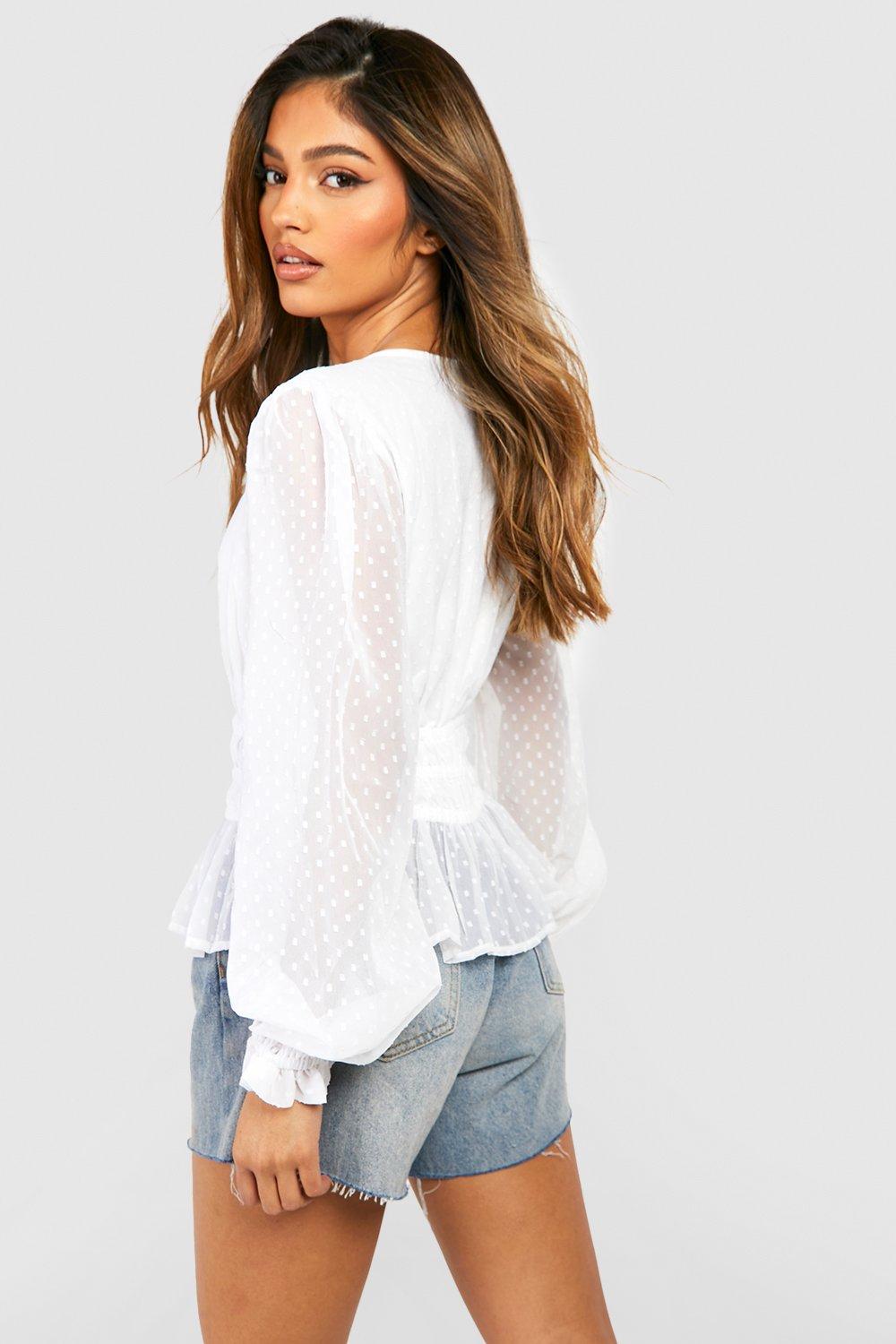 Blouse discount femme plumetis