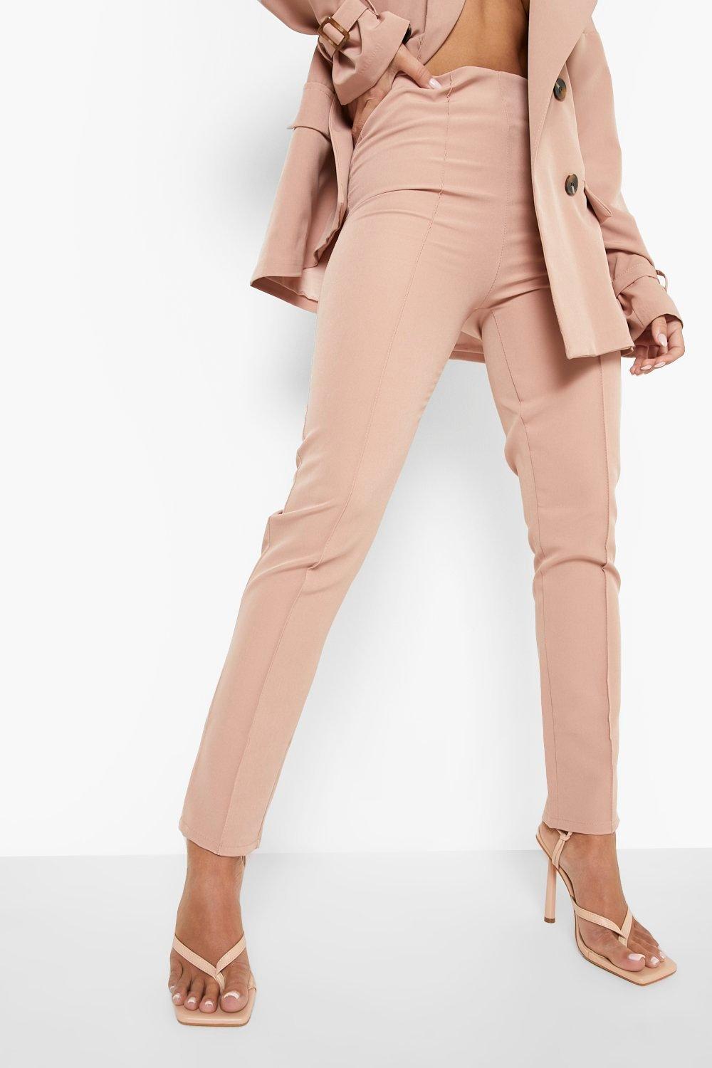 Seam Front Ankle Grazer Dress Pants