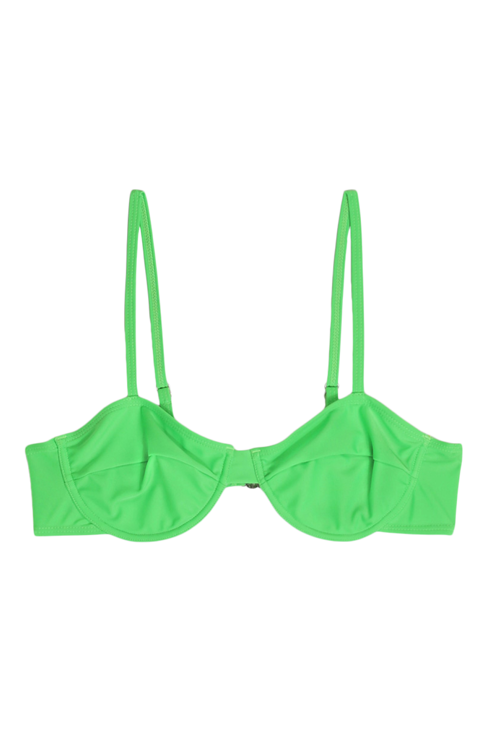 Neon Underwired Strappy Bikini Top boohoo IE