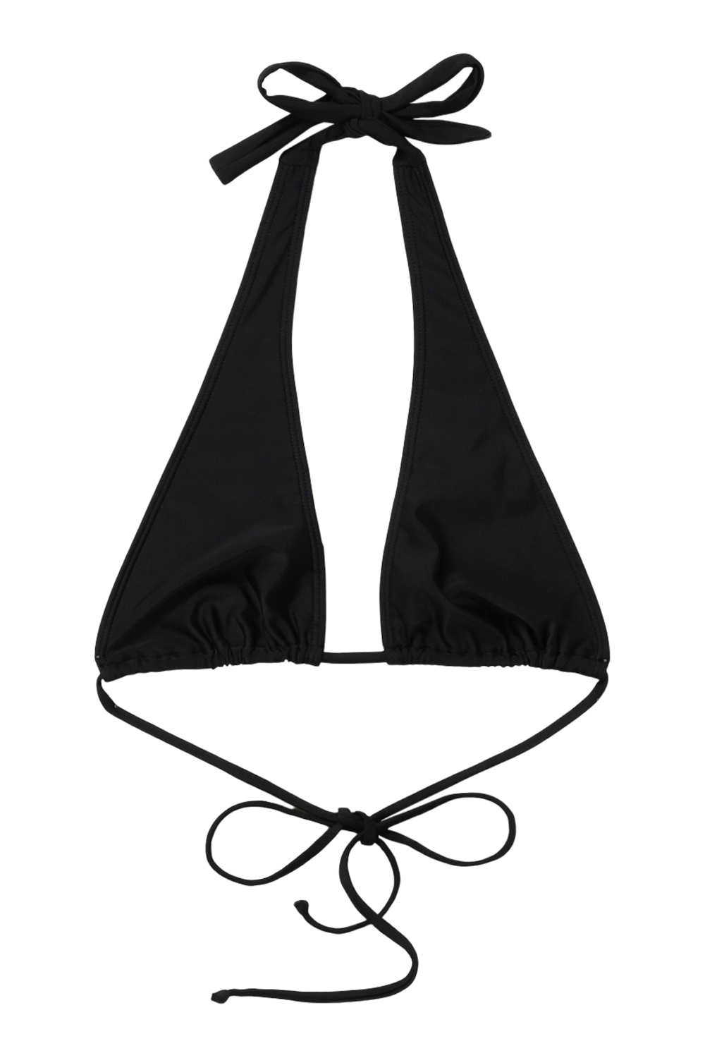 Seamless Adjustable Front Tie Bikini Top Black – HYPEACH