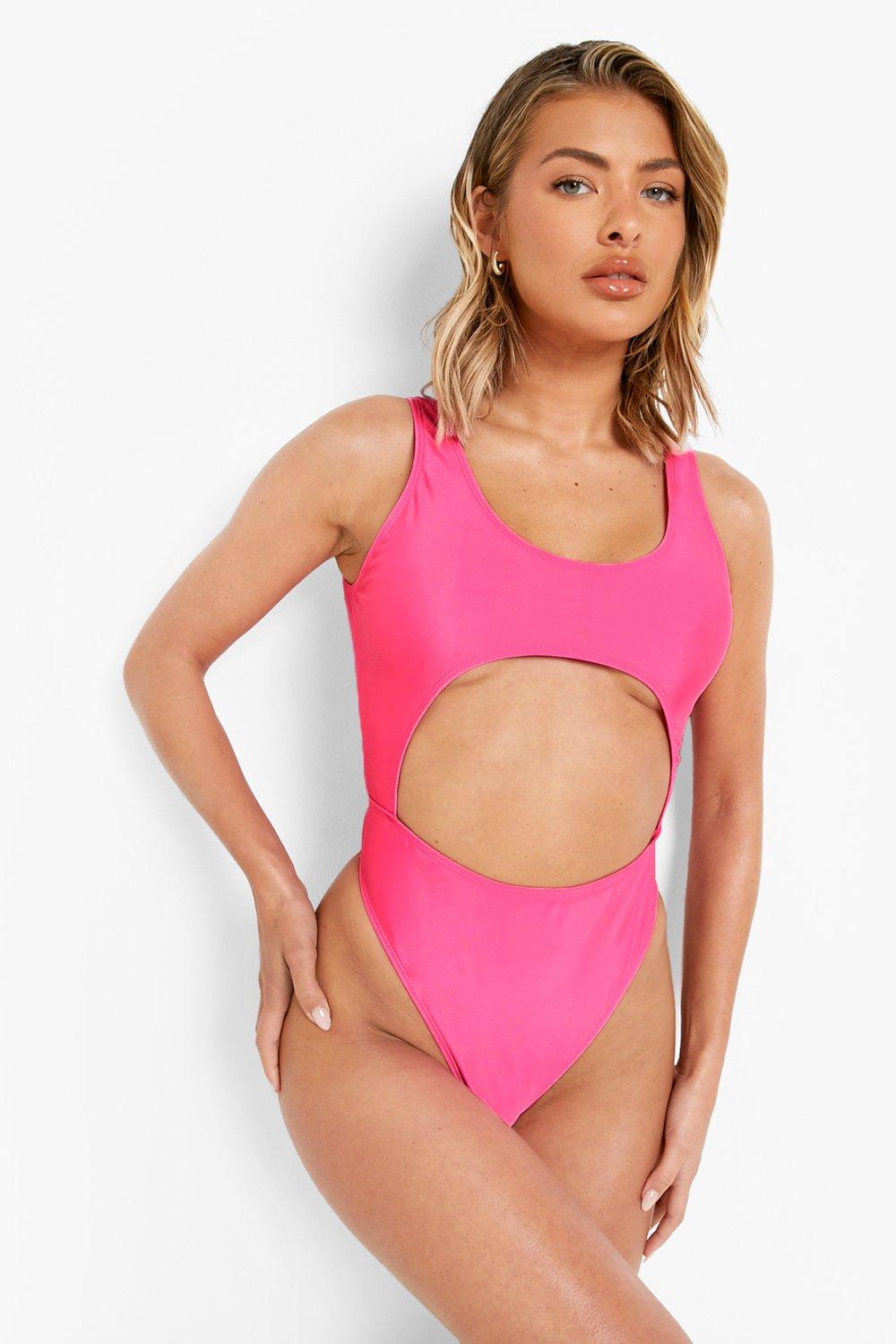 Maillot de bain fluo chancr d coupes boohoo