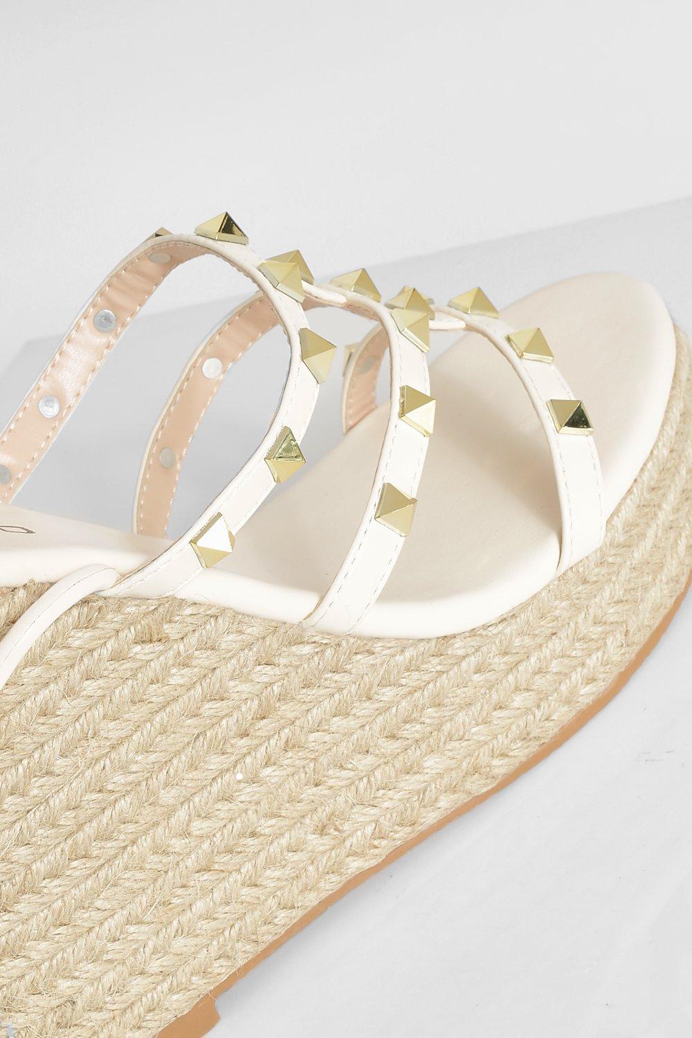 Wide fit wedge flip flops sales
