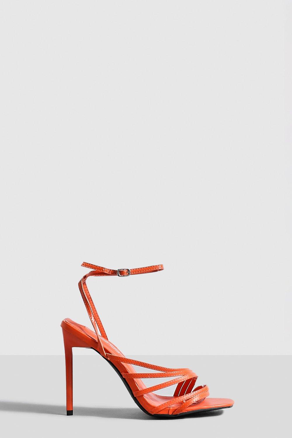 Boohoo hot sale orange heels