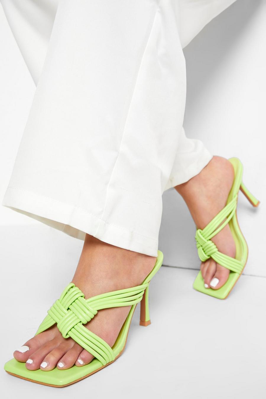 Lime Crossover Strappy Mule image number 1