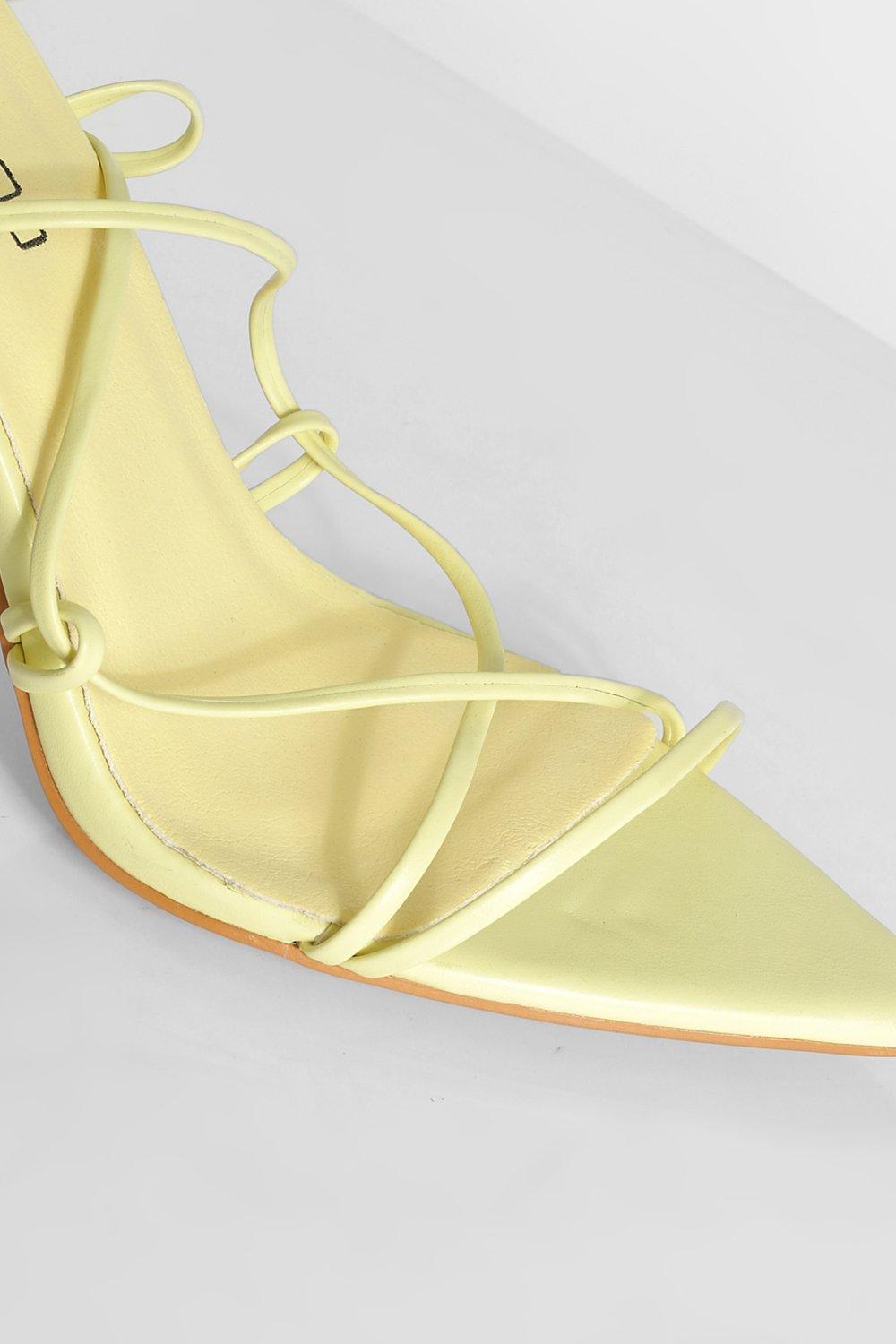 Wrap Up Pointed Toe Stiletto Heel