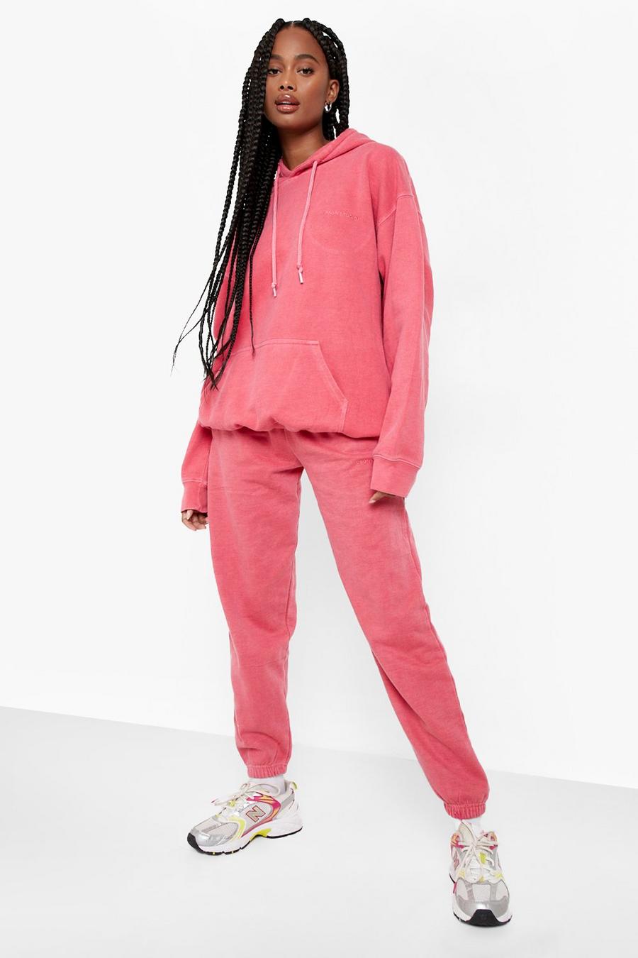 Red Dsgn Studio Embroidered Overdyed Tracksuit image number 1