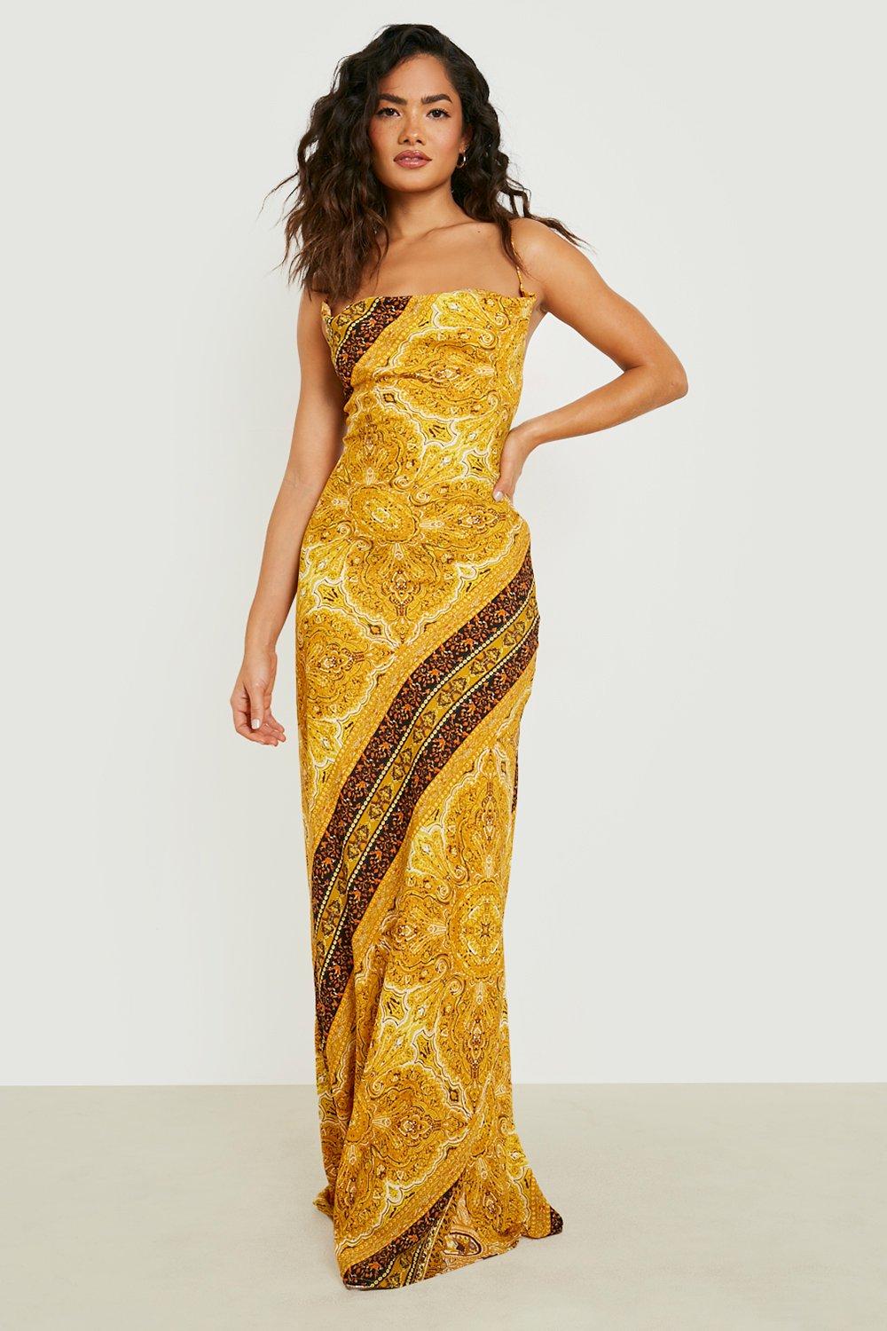 Boohoo paisley hotsell maxi dress