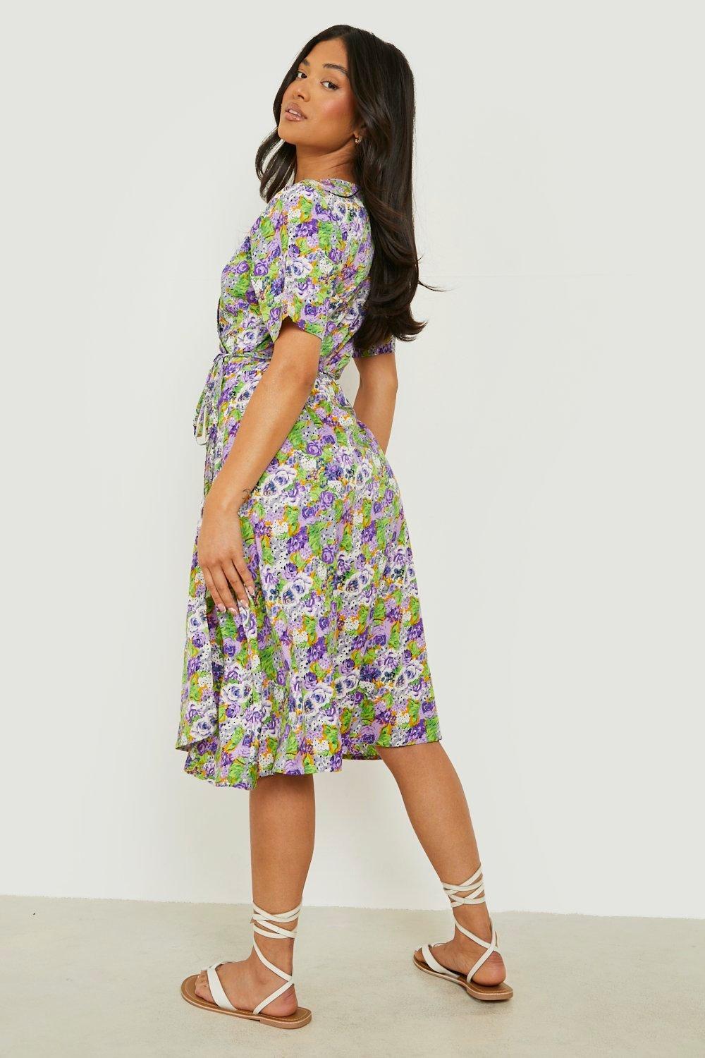 boohoo petite midi dress