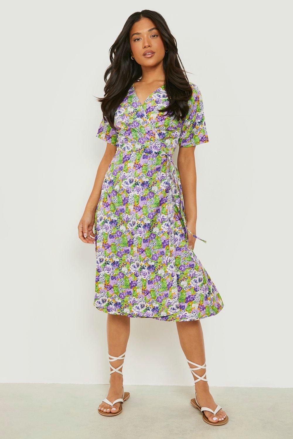 boohoo petite midi dress