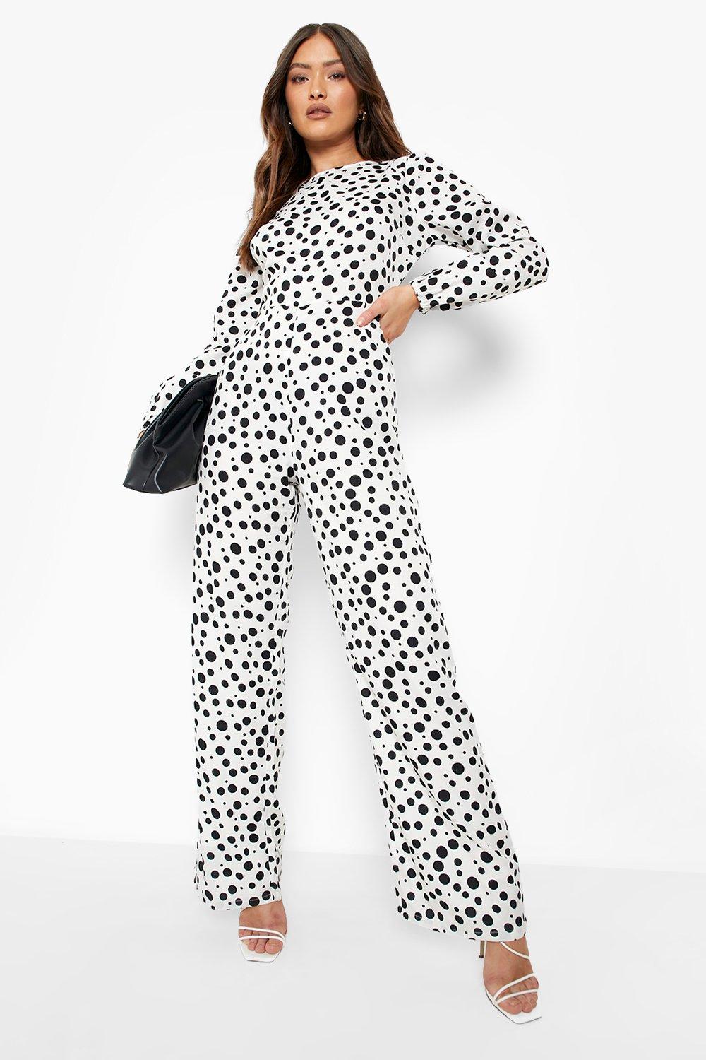 Missguided polka 2024 dot jumpsuit