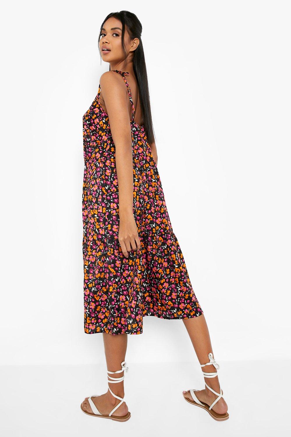 Midi swing outlet dress