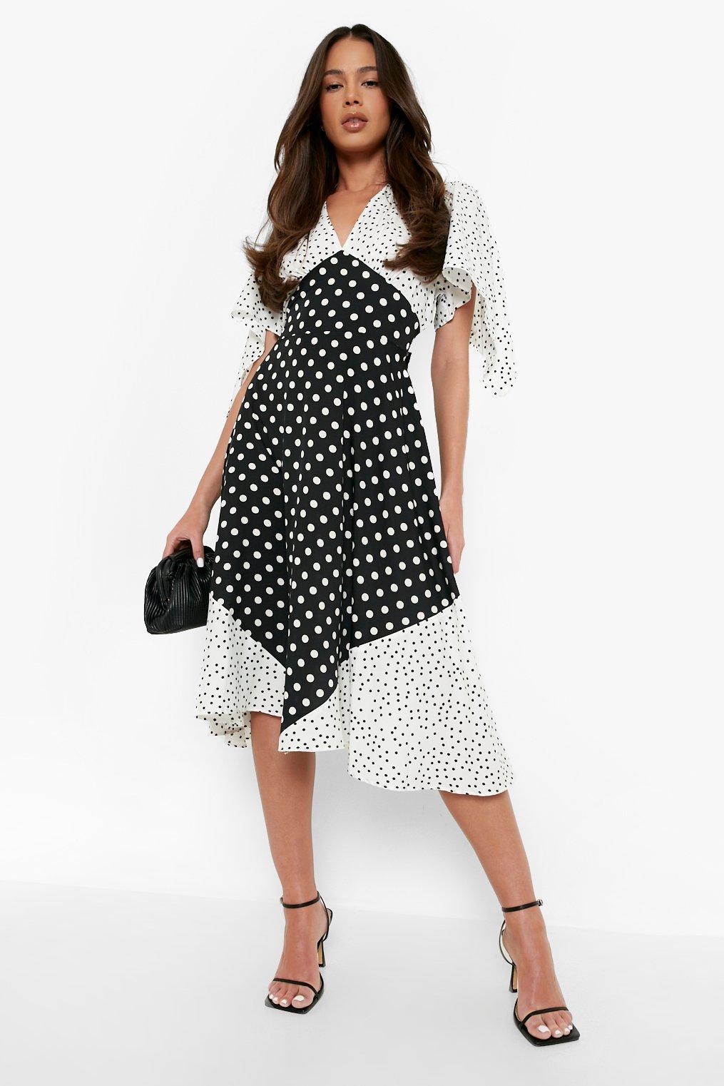 Polka dot summer dress uk on sale