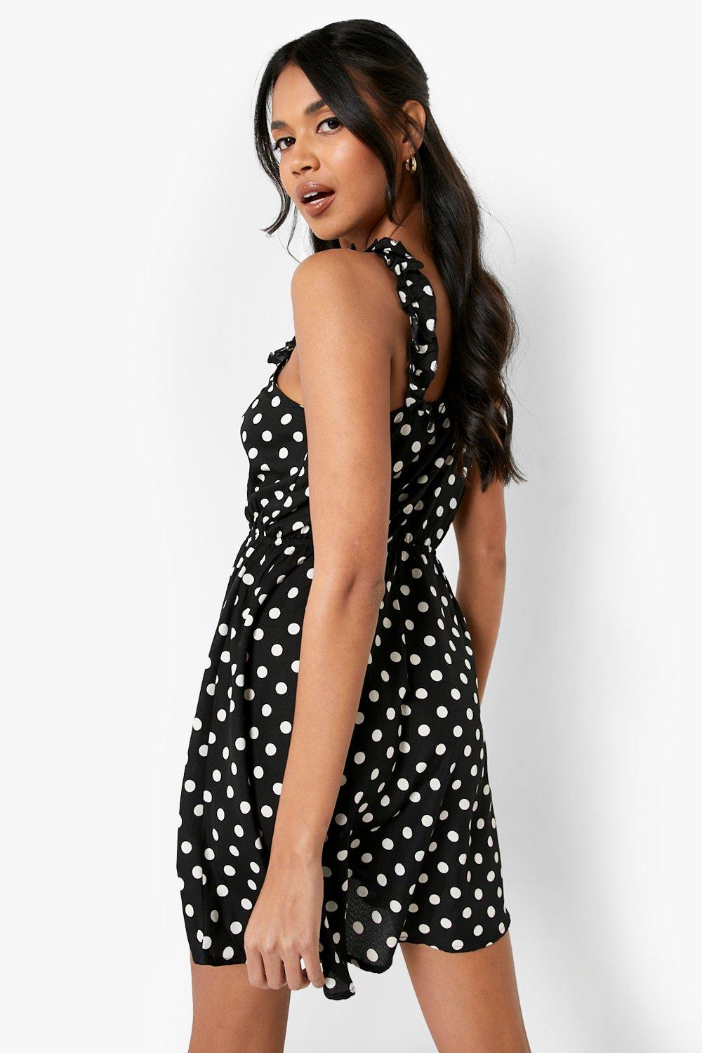 Polka dot best sale shift dress uk