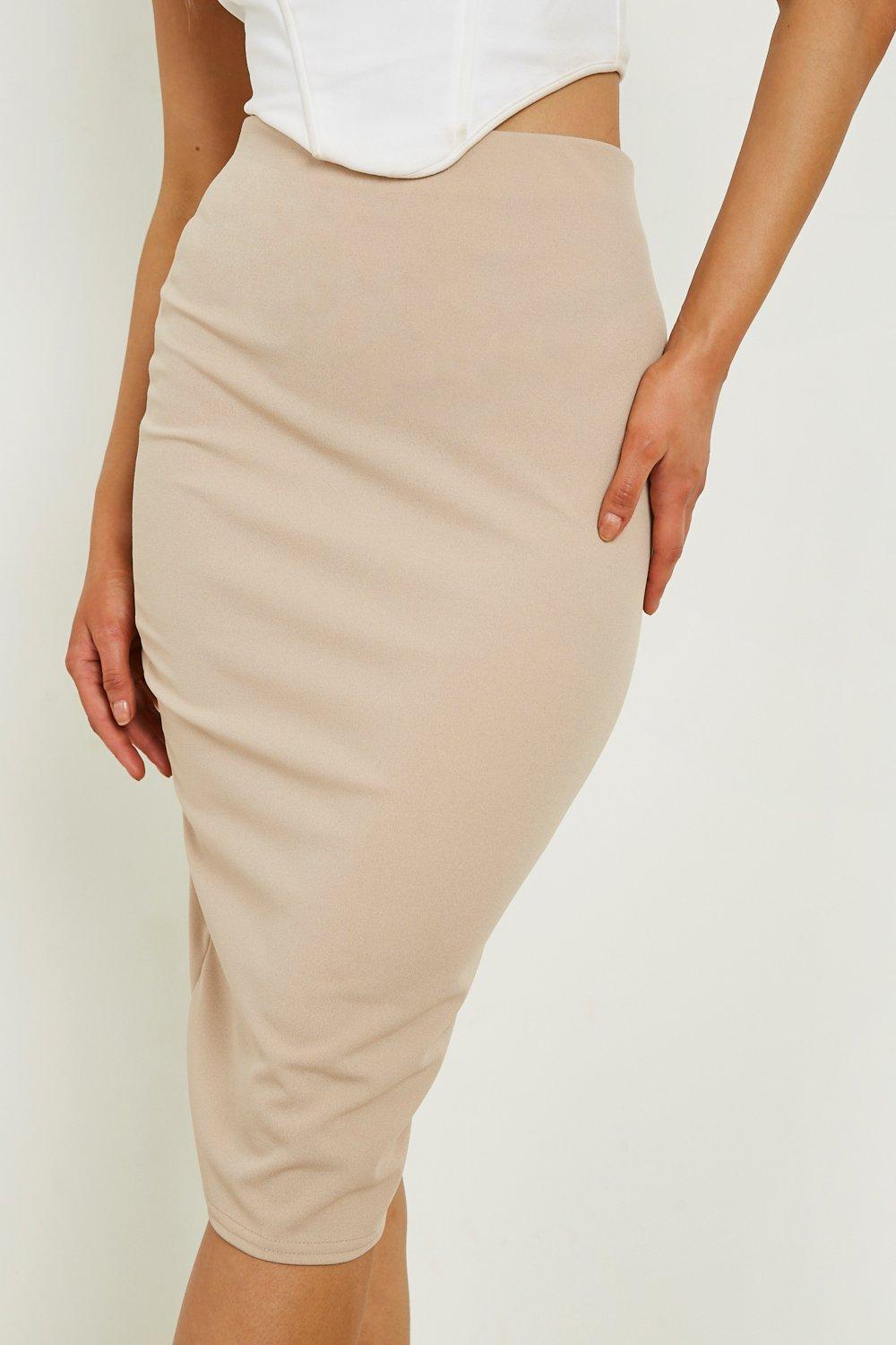 Midi pencil skirt boohoo best sale