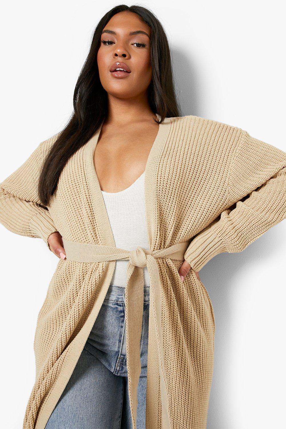 Women's cardigan 2024 with tie belt